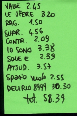 scaletta album 2 scaletta album 2